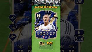 96 TOTY Mbappé Review 💎🇫🇷 The Ultimate Forward? #shorts #fc25 #toty #mbappe #playerreview #views