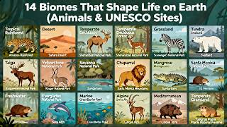 Explore Earth’s 14 Biomes | Animals, Ecosystems & UNESCO Wonders