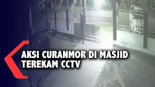 Aksi Curanmor Di Masjid Terekam Cctv