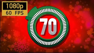 Season 2 70-Second Christmas Display Screen Timer (1080p60) | Minute To Win It | THE GAME BOMB