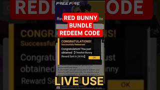 Fireshot Bunny Bundle Redeem Code | Free Fire Redeem Code Today | Red Bunny Bundle Redeem Code Today