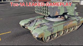 LEAKED GAMEPLAY OF THE TOS-1A IN MWT TANK BATTLES