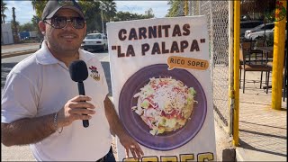 Probamos todo el menú de CARNITAS LA PALAPA || GUACAMOLE natural || variedad de salsas