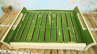 How To Make a Tea Tray from BamBoo - TLC