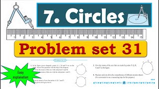 Problem set 31 | Circles | Chapter 7 | 5th standard | Maths