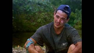 Survivor Marquesas Boston Rob assessing his new tribe