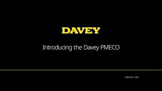 PME0210 M01 - Introducing the Davey PMEco