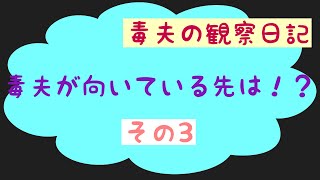 毒夫が向いている先は！？【その3】