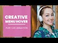 Pure CSS Creative Menu Hover Effect