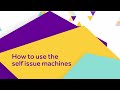 how to use the self issue machines the university of manchester library