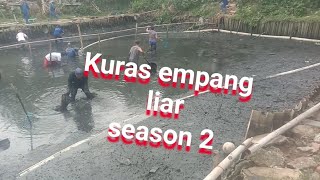 Kuras empang season 2 tambah seruu.. Antisipasi banjir luapan air.. #fyp #viralvideo