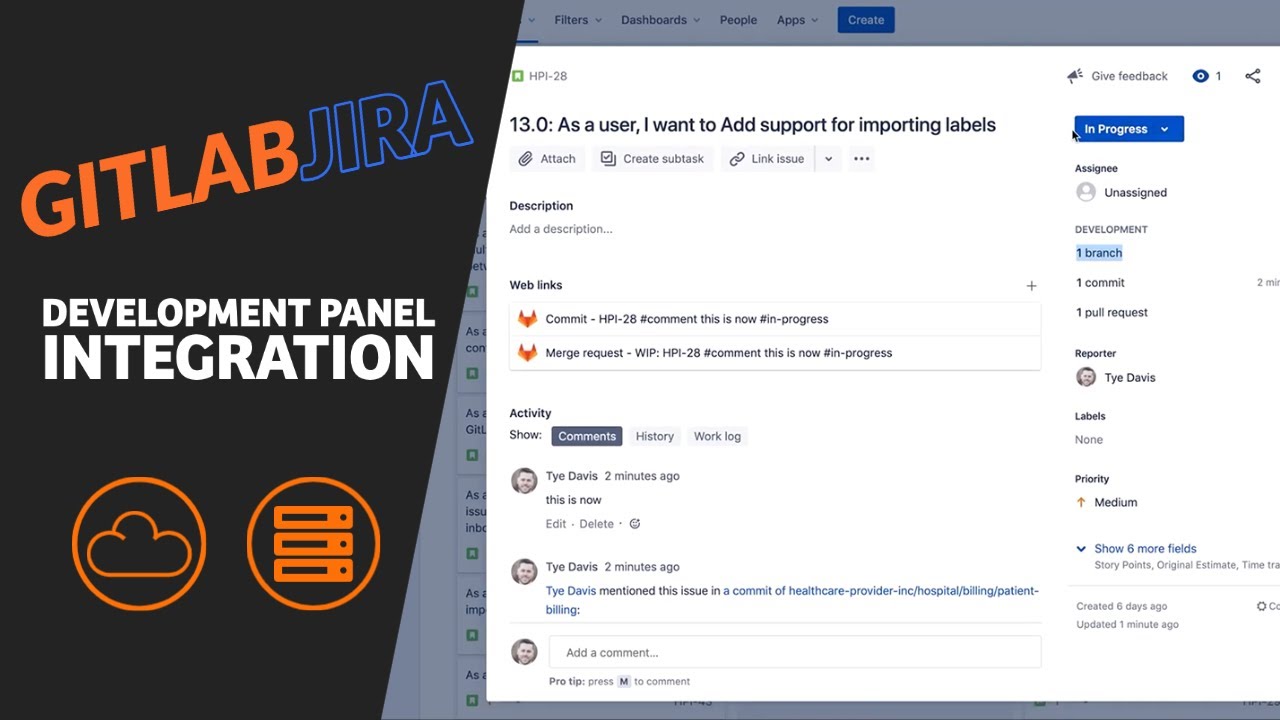 Agile Management - GitLab-Jira Development Panel Integration - YouTube