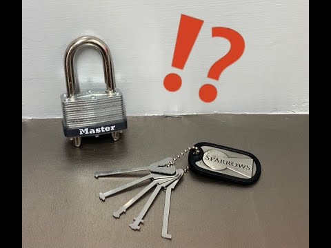 Pick A Warded Padlock Youtube
