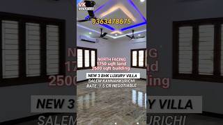 New 3bhk house for sale in salem kannankurichu