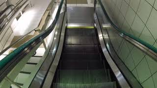 【フジテック】福岡市中央区地下鉄七隈線天神南駅改札内のエスカレーター　Escalator in Japan, Fukuoka