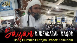 BAYAN Maqomi Bhai Mursalin Mutarjim Ustadz Zainuddin Jord Qudama Sumbagut to Markaz Dakwah Indonesia