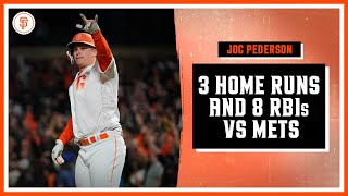 Joc Pederson Crushes 3 Home Runs, Hits Game-Tying Single in Walk-Off Win vs Mets