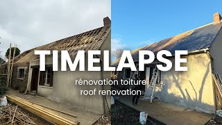 TIMELAPSE - RÉNOVATION TOTALE TOITURE / TOTAL FOOR RENOVATION