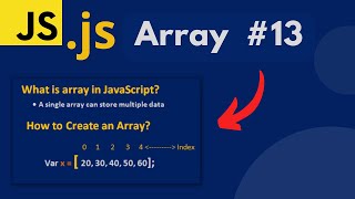 What is Array in JavaScript in Urdu / Hindi | lecture 13 #javascript