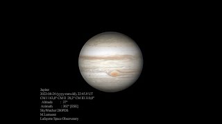 Full rotation animation of Jupiter