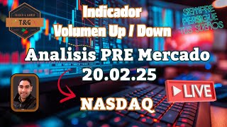 ** Trading en VIVO ** Analisis del Pre Mercado NASDAQ (NQ / MNQ) 20.02.25 - T\u0026G (VIDEO 224)