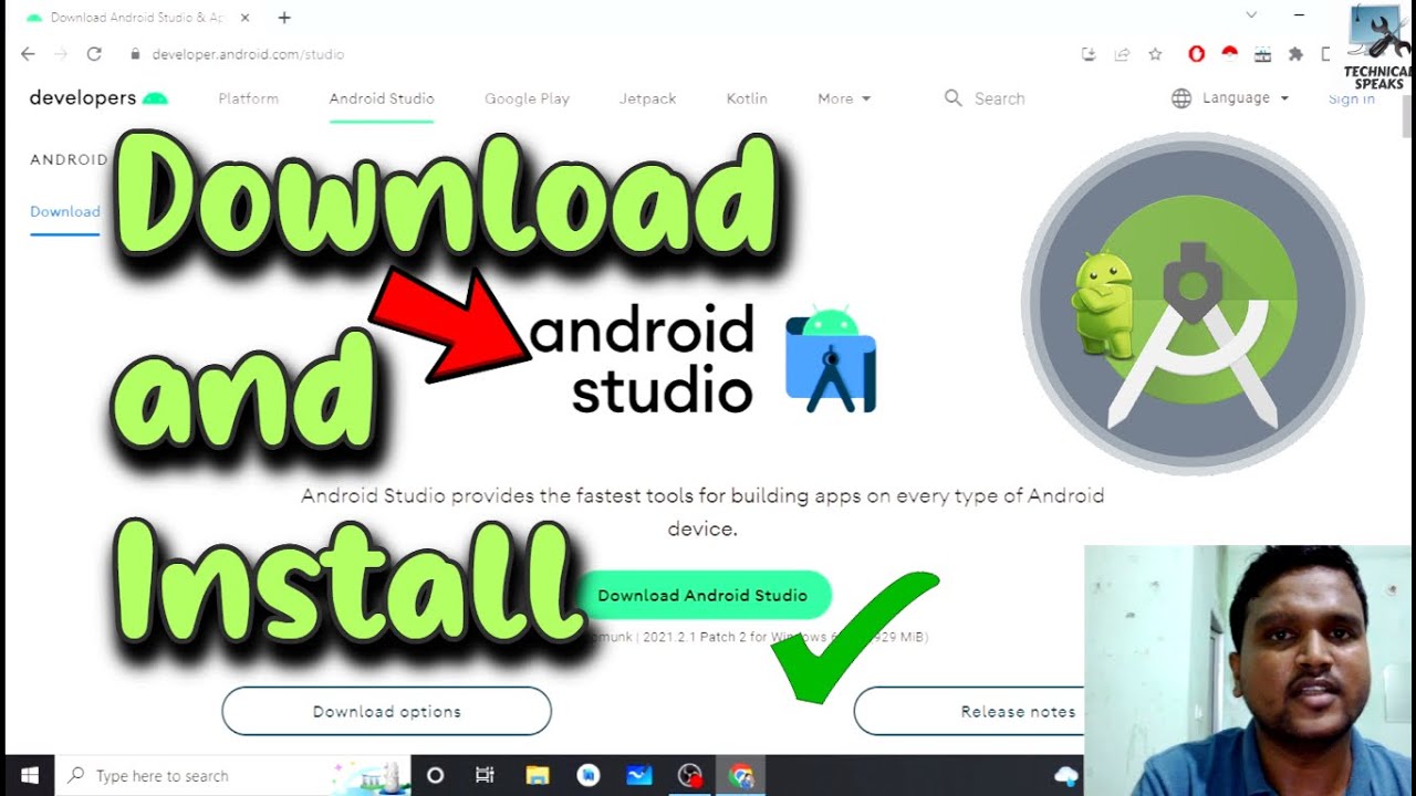 How To Download And Install Android Studio On Windows & Mac (2022 ...