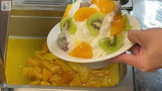 【Taiwan night market】甜點雪花冰｜shaved snow｜tasty  ice｜吃貨探店