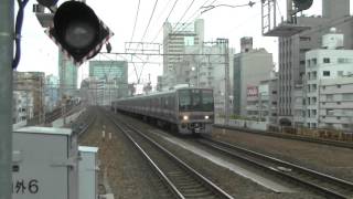 【JR神戸線】JR西日本 207系 普通西明石行 元町駅到着