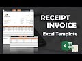 Receipt Invoice Excel Template | Printable  Receipt Template