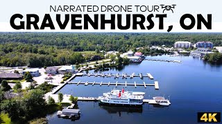 Gravenhurst, Ontario from Above! 🌲🚁 Stunning 4K Drone Tour 🚤 | DJI Mini 2 Adventure!