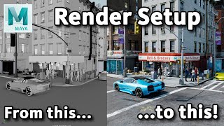 Rendering a complex scene - Part 1/7: Introduction to Render Setup