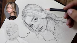 You don't need artistic talent! Learn to draw portraits in minutes✨