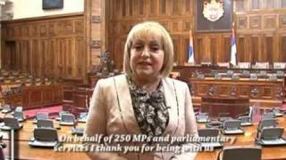 Message of the National Assembly Speaker, Slavica Djukic Dejanovic