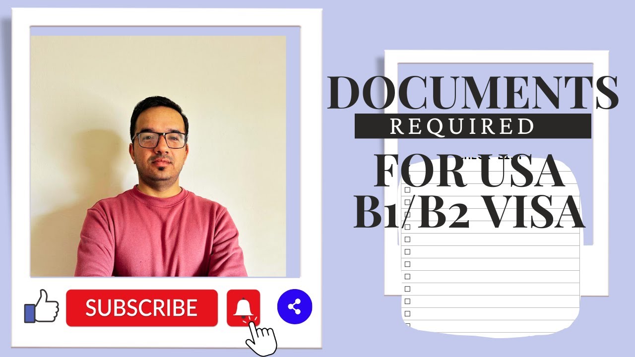 Documents Required For USA B1/ B2 Visa On Biometric And Interview Day ...