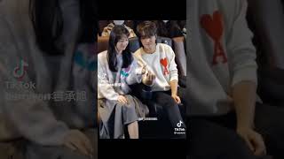 Jerryyan 言承旭 and xu rouhan (Cici) so cute 🥰🌹#@weiboF42023#yanchengxu