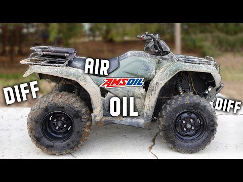 How much oil does a Honda Four Wheeler take?