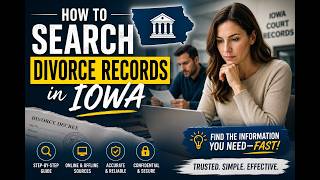 How to search divorce records in Iowa