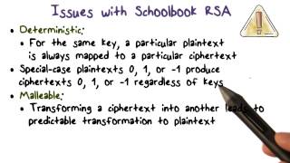Issues with Schoolbook RSA