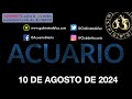 Horóscopo Diario - Acuario - 10 de Agosto de 2024.