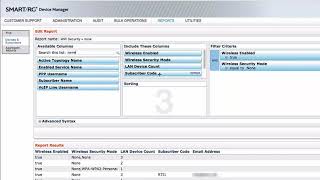 Adtran SmartRG Creating Reports