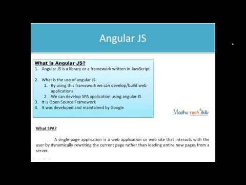 #1 AngularJS Tutorials For Beginners| Introduction To AngularJS - YouTube