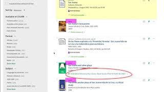 Using OneSearch to find information on my topic