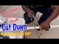 How to shorten the shaft on a Minn Kota Terrova trolling motor for a Kayak install.