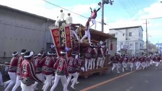 平成27年9月20日 八田荘・久世地区試験曳き（神出医院周辺） by祭華楽映