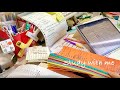 STUDY WITH ME 2hrs | Background noise,no music,no break | ASMR | real time｜motivation