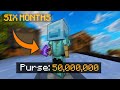 Collecting My Minions After 6 Months - Hypixel Skyblock