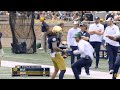 @NDFootball | 2022 Blue-Gold Game: Marist Liufau Interception