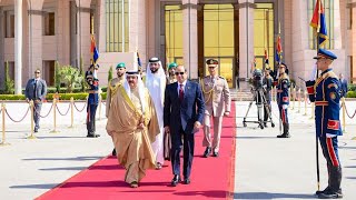 #موقع_الرئاسة  || الرئيس عبد الفتاح السيسي يودع ملك مملكة البحرين من مطار القاهرة