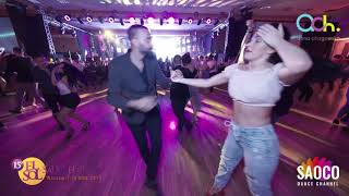 Talal Benlahsen and Mayss Dalloul Salsa Dancing at El Sol Warsaw Salsa Festival 2019, Thu 07.11.2019