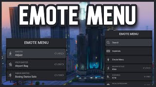 FiveM - FREE Emote Menu | Install \u0026 Showcase | FiveM Tutorial 2024